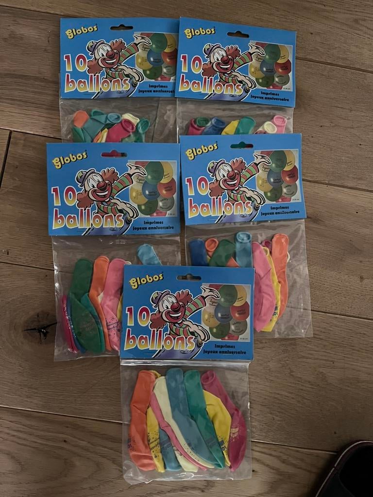 Lot de 50 ballons gonflables, Enlèvement ou Envoi, Neuf