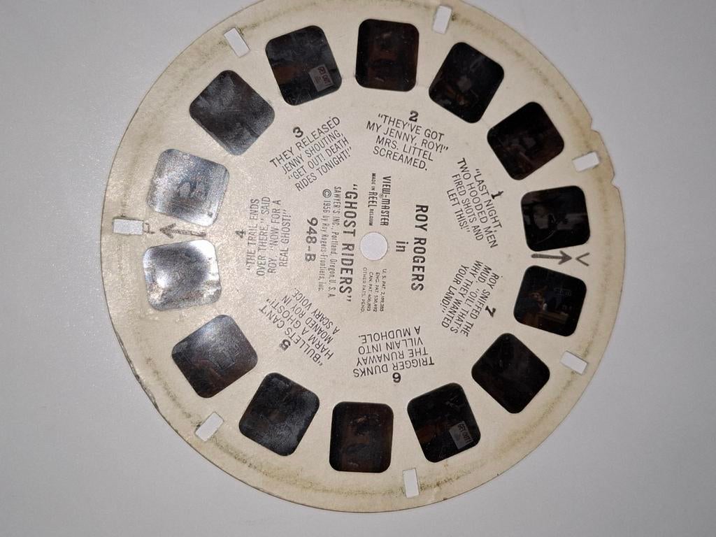 Viewmaster : Roy Rogers dans Ghost Rider 948 B, Envoi