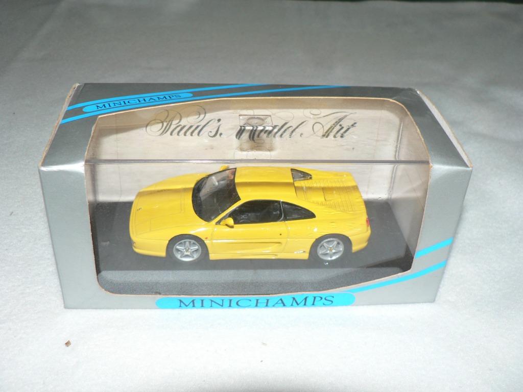 miniatuur ferrari F 355 1994 yellow modelauto's Minichamps, Enlèvement ou Envoi, Comme neuf, Voiture, MiniChamps