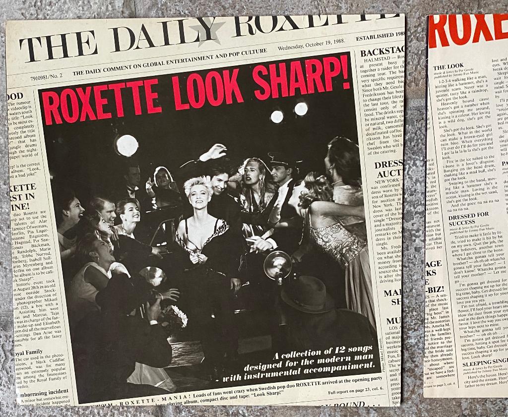 ROXETTE   , LOOK SHARP, VINYL LP, Ophalen of Verzenden, 1980 tot 2000, Gebruikt, 12 inch
