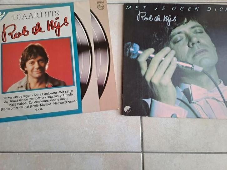 lp' van Rob de Nijs uit de jaren 60 en 70, Ophalen of Verzenden, Gebruikt