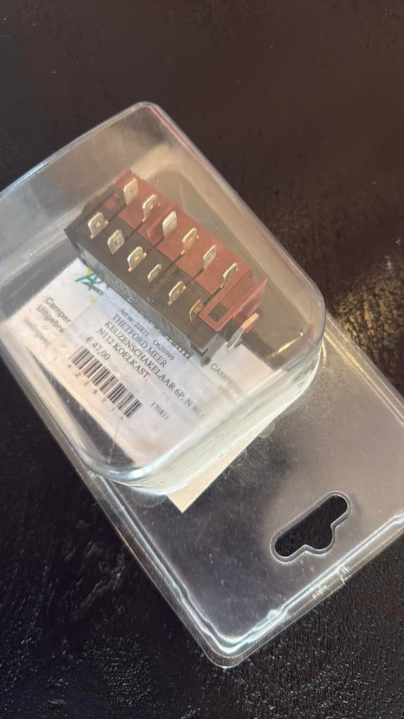 Interrupteur de réfrigérateur Thetford à 3 positions, Caravanes & Camping, Enlèvement ou Envoi, Neuf