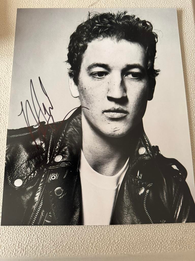 Miles Teller handtekening, Verzamelen, Muziek, Artiesten en Beroemdheden, Ophalen of Verzenden