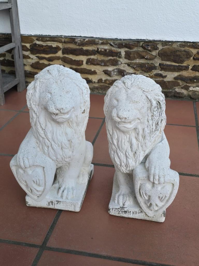 Tuinbeeld leeuw, Tuin en Terras, Ophalen, Steen, Dierenbeeld