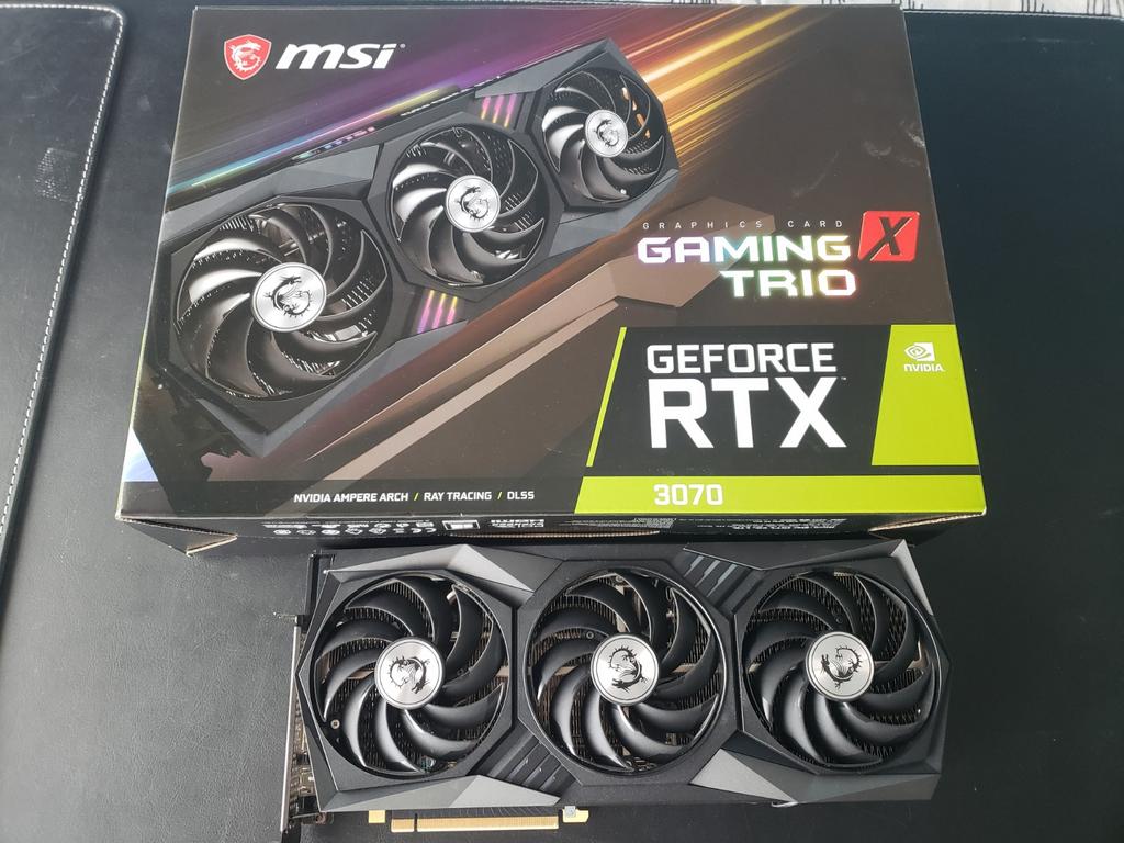 MSI Geforce RTX 3070 Gaming X Trio - Grafische kaart GPU, Computers en Software, Ophalen, Zo goed als nieuw, Nvidia, HDMI