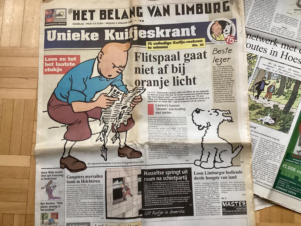 TINTIN - 75 ans…, Tintin