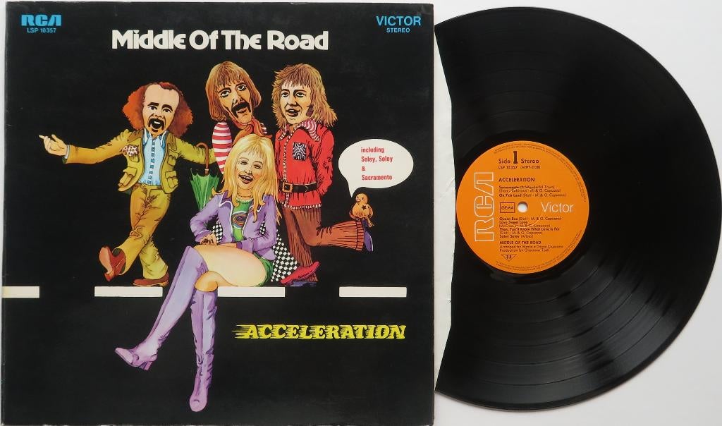 Middle of the road - Accélération. Lp, CD & DVD, Enlèvement ou Envoi, Utilisé, 12 pouces, Pop rock
