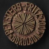 Timbre ancien PEXSTERS unique - FRITZ *BORGLOON-LOOZ*, Collections, Marques de bière, Enlèvement ou Envoi