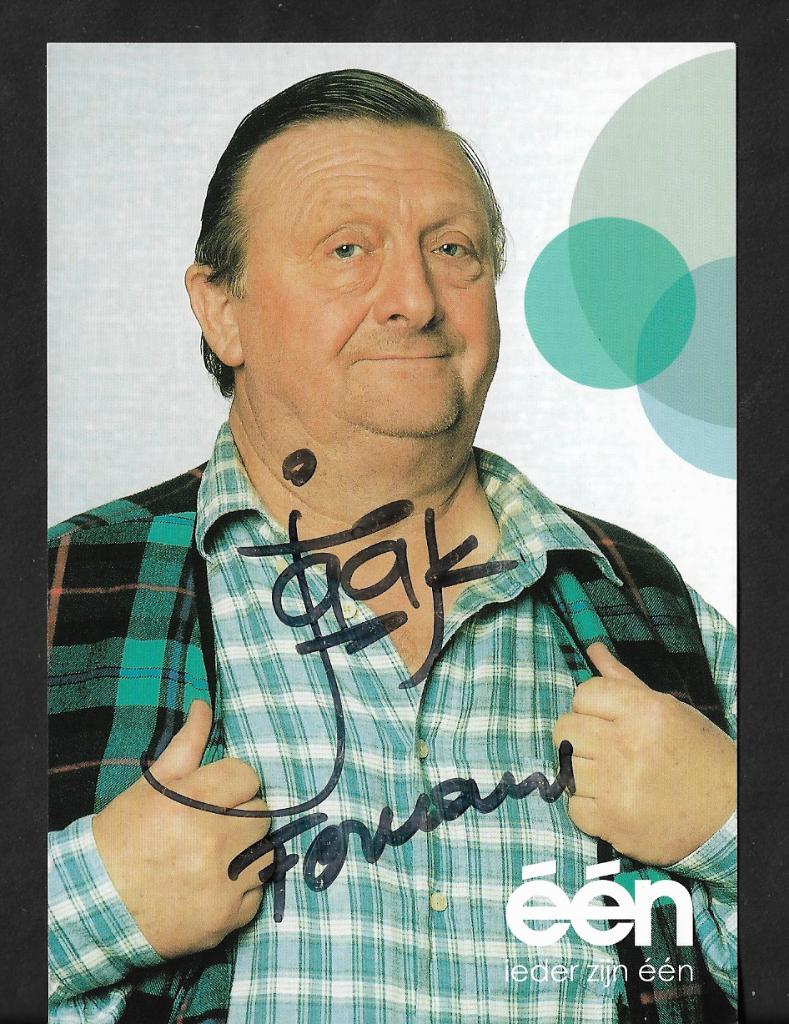 Mooie kaart met handtekening Fernand in F.C. DE KAMPIOENEN, Ophalen of Verzenden