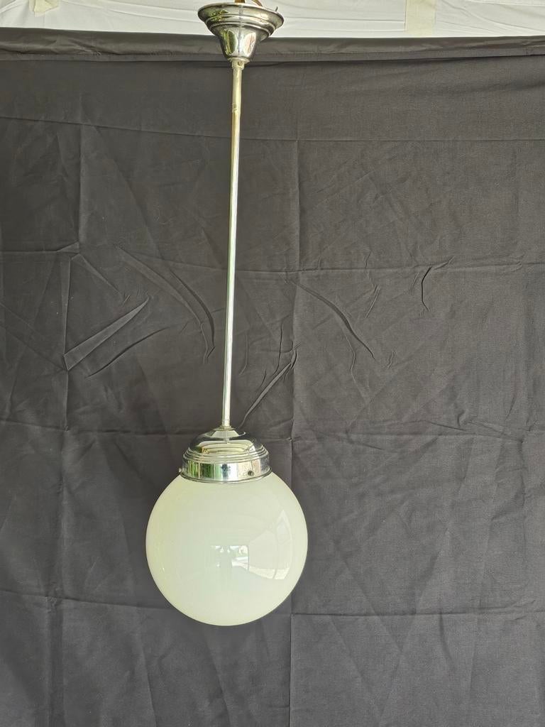 Antieke Art Deco Hanglamp, Antiek en Kunst, Ophalen of Verzenden