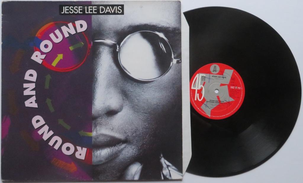 Jesse Lee Davis - Round and round. Maxi, Ophalen of Verzenden, Gebruikt, 12 inch, Overige genres