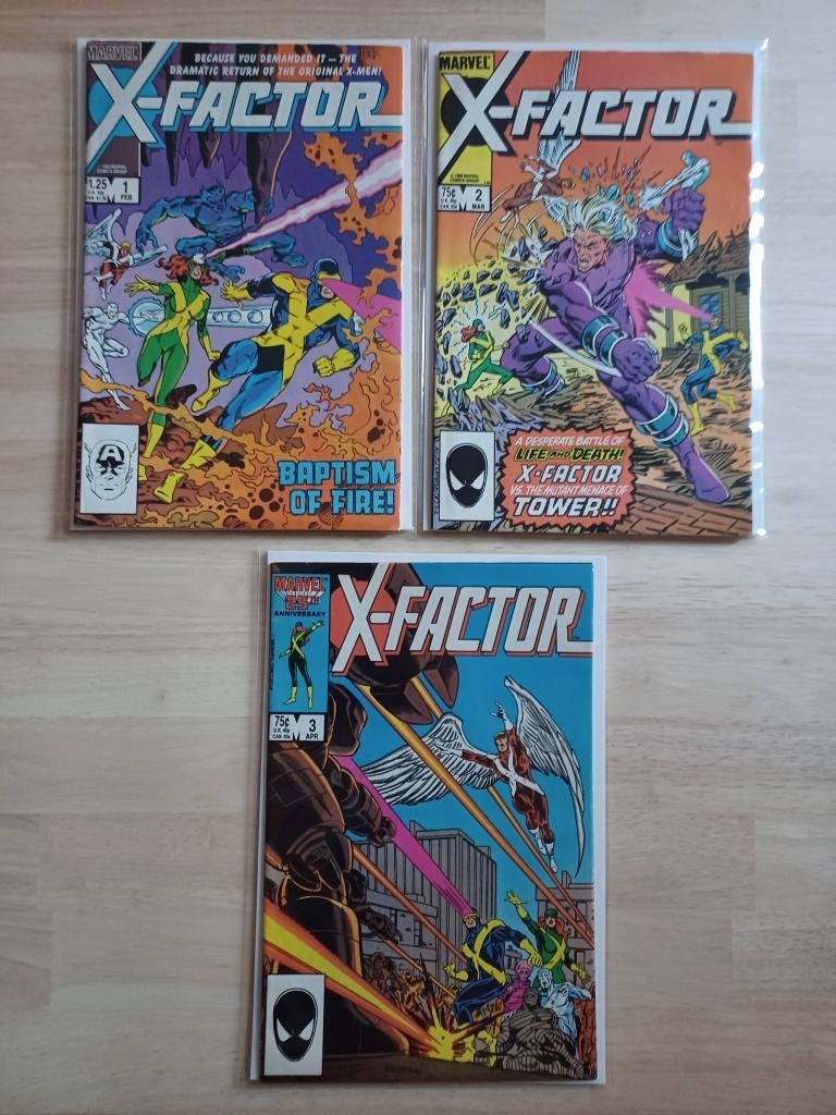 X-Factor 1986 (6 comics), Boeken, Strips | Comics, Zo goed als nieuw, Meerdere comics, Amerika, Ophalen of Verzenden