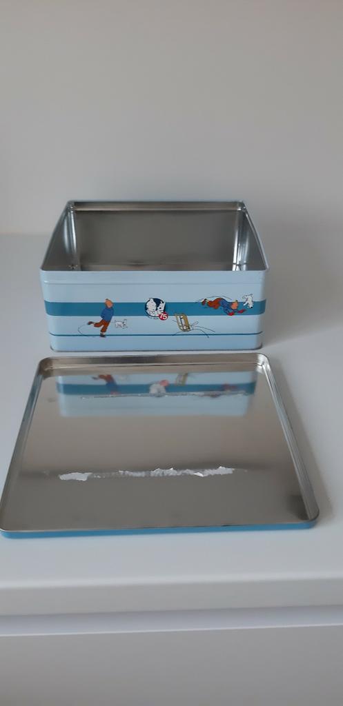 Boîte en fer blanc Tintin en bon état, Enlèvement ou Envoi, Comme neuf