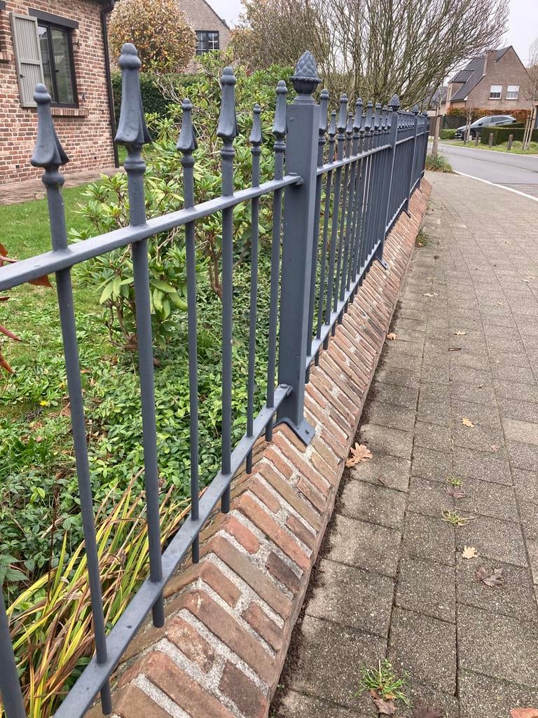 Smeedijzer sierhekwerk, Tuin en Terras, Ophalen, Gebruikt