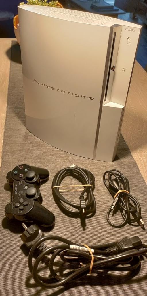 PlayStation 3 Fat White 120GB, Games en Spelcomputers, Ophalen, Phat, Refurbished, 120 GB