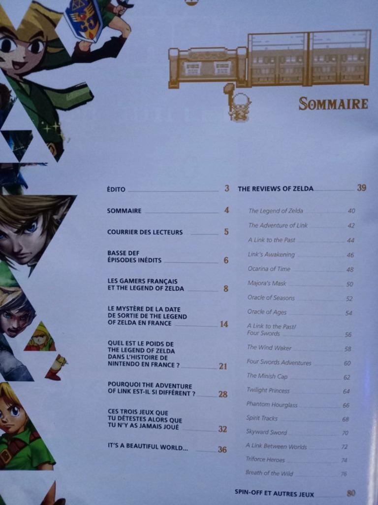 Les cahiers de la playhistoire : spécial Zelda, Enlèvement ou Envoi, Comme neuf, NES