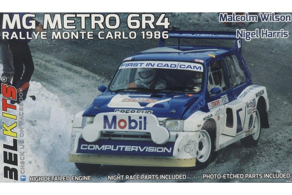BELKITS 015 mg métro 6R4 rallye Monté Carlo 86 échelle 1/24, Neuf, Autres marques, Enlèvement ou Envoi, Voiture