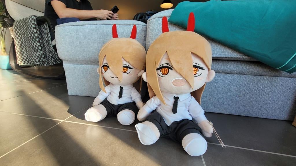 Set van twee Chainsaw man Power dolls, Ophalen, Zo goed als nieuw