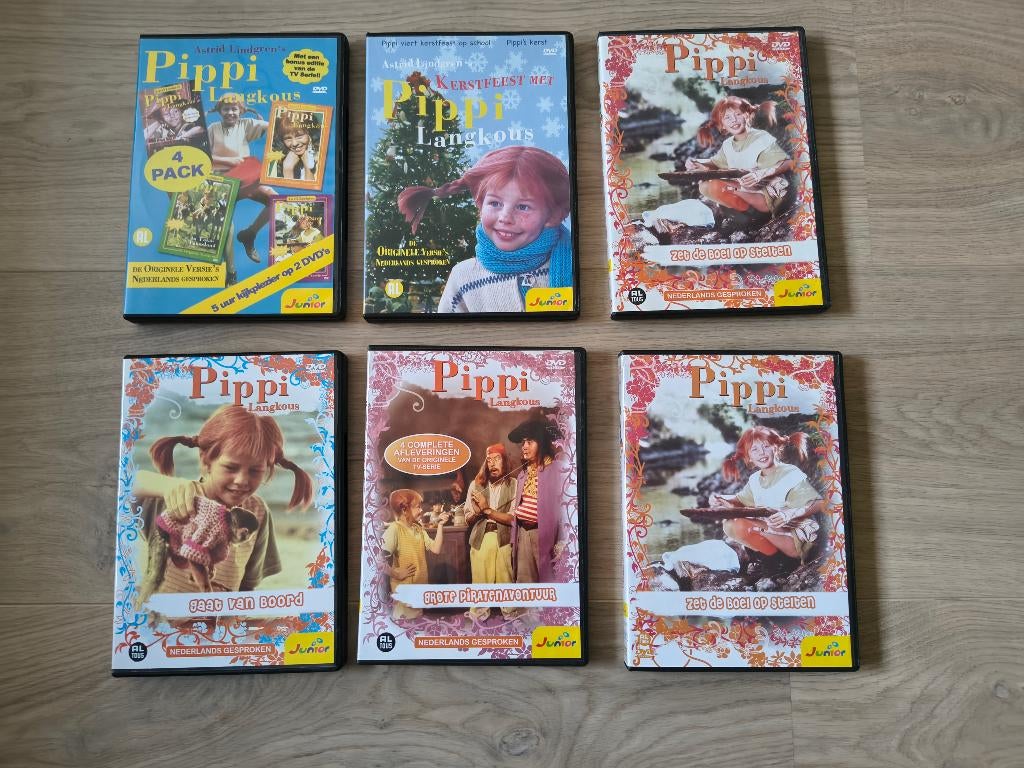 Dvd Pippi Langkous, Cd's en Dvd's, Ophalen of Verzenden, Zo goed als nieuw