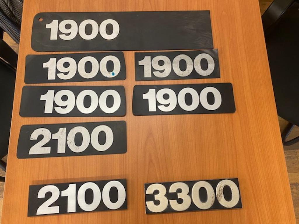 Daf 3300 2100 1900 truck type platen / plaatjes, Auto-onderdelen, Ophalen, DAF, Klein materiaal