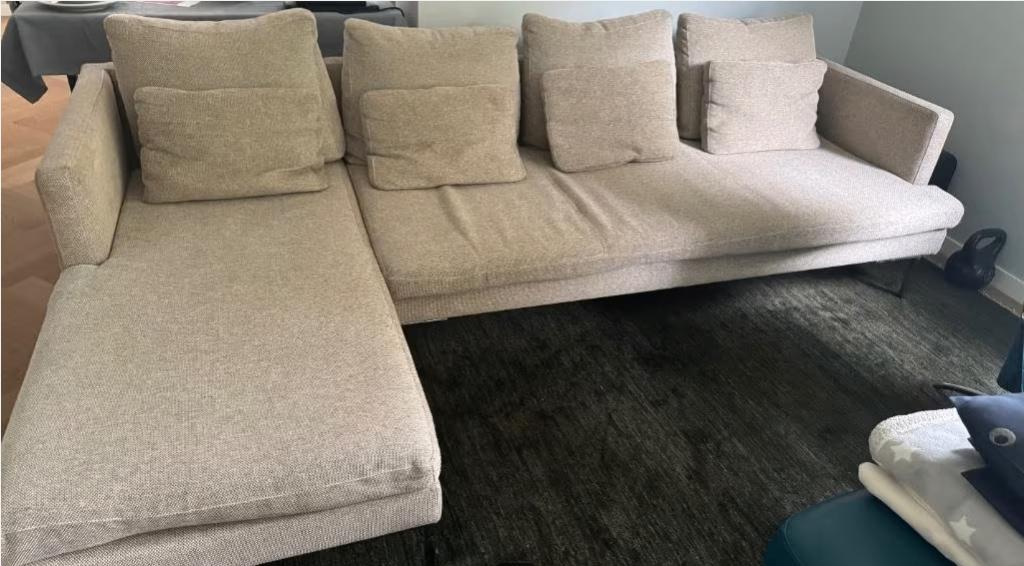 BoConcept zetel lounge, Maison & Meubles, Canapés | Sofas & Chaises Longues, Utilisé, Quatre personnes ou plus, 250 à 300 cm, 75 à 100 cm