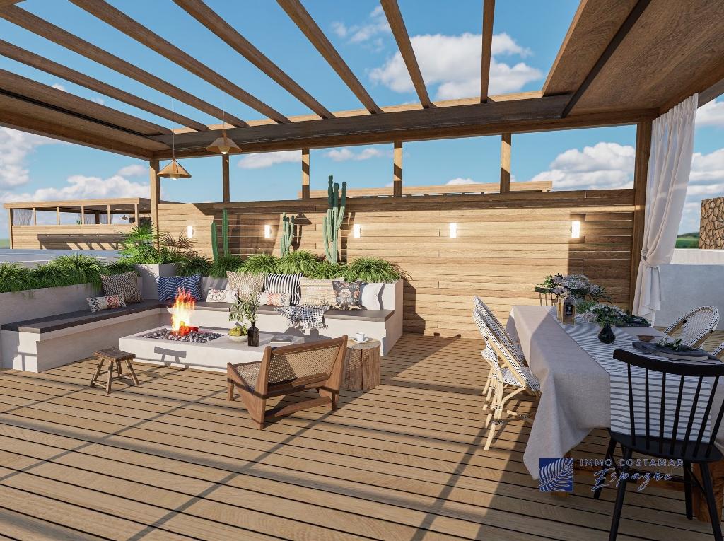 bungalow neuf à vendre en espagne, Spanje, 2 kamers, Landelijk, Appartement