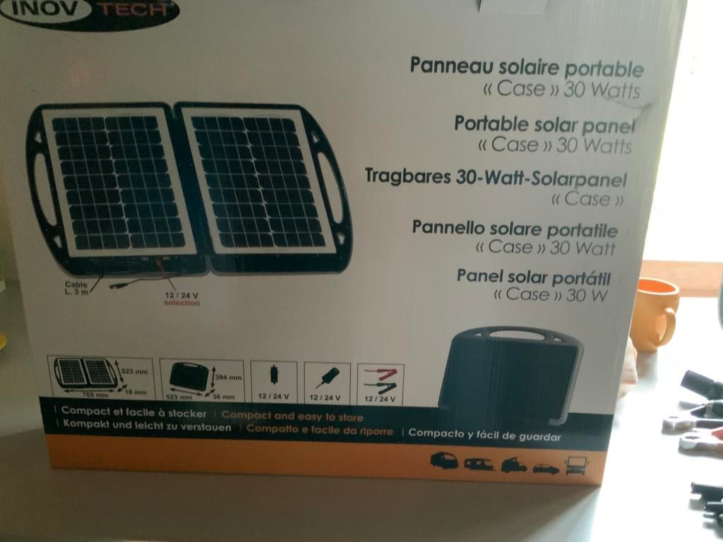 Panneaux solaire, Caravanes & Camping, Enlèvement, Comme neuf