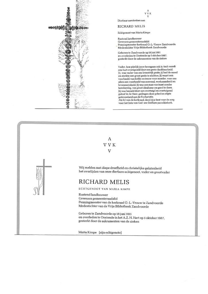 Te Koop : Doods-/Bid-/Rouwprentjes met AVV/VVK op., Ophalen of Verzenden, Bidprentje