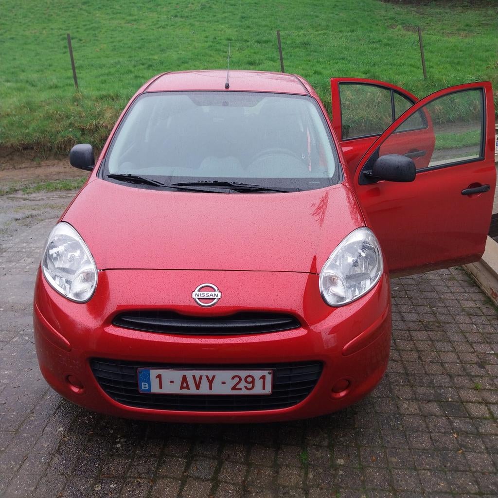 Nissan micra 04/2011 rouge TBE, Autos, Rouge, Euro 5, Achat, Boîte manuelle