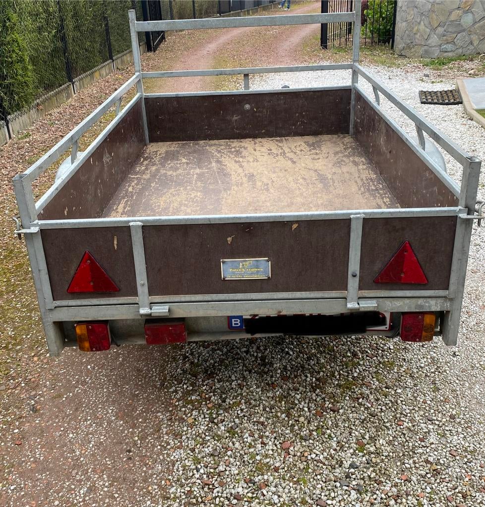 Enkelas aanhangwagen, Auto diversen, Aanhangers en Bagagewagens, Ophalen, Gebruikt