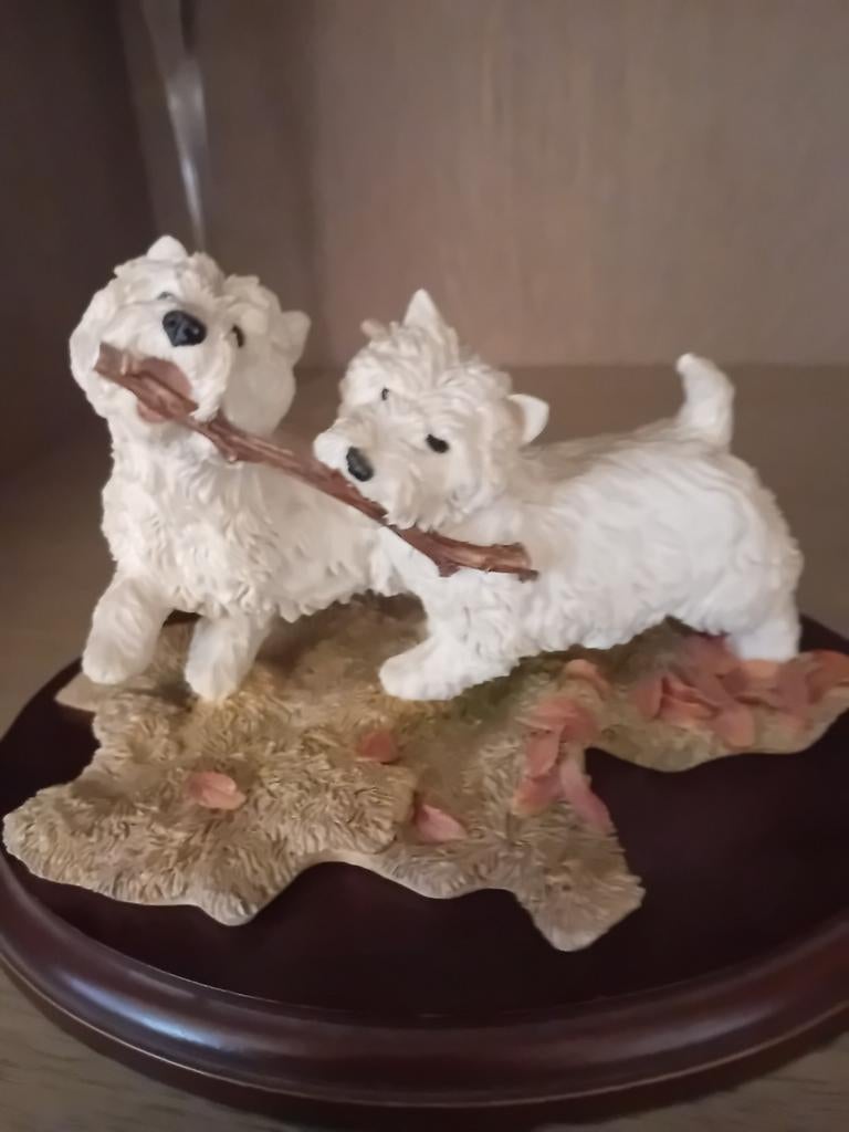 Beeld twee honden, Verzamelen, Ophalen, Zo goed als nieuw, Dier