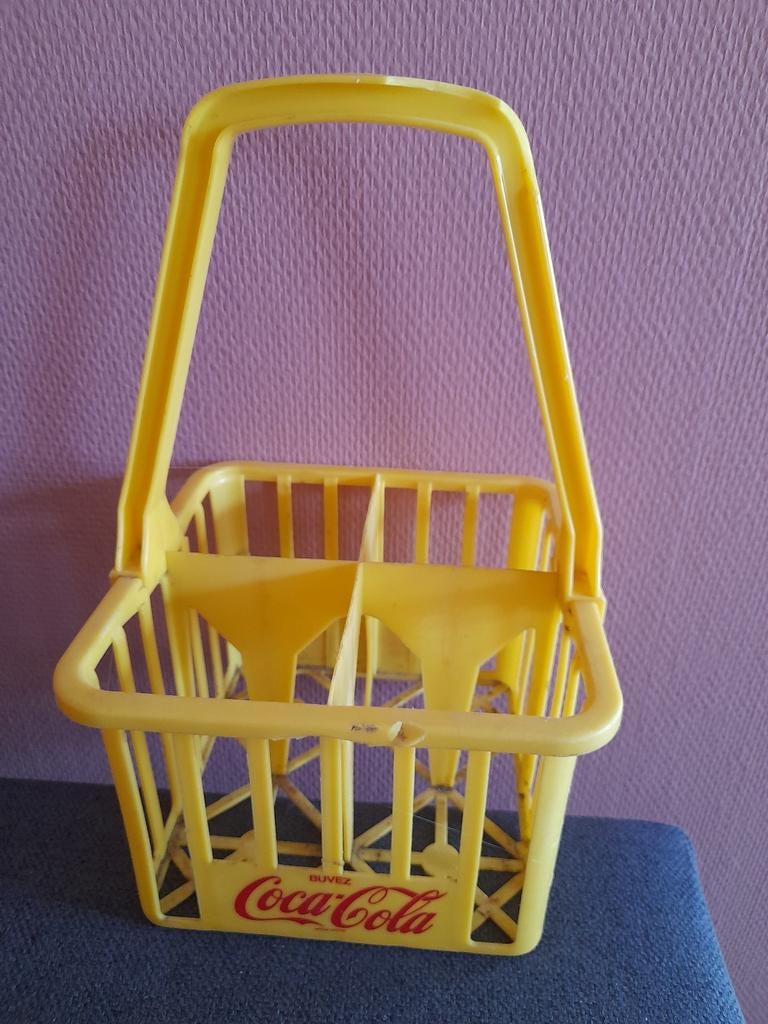 Casier à bouteilles de coca cola rétro en plastique, Collections, Enlèvement ou Envoi