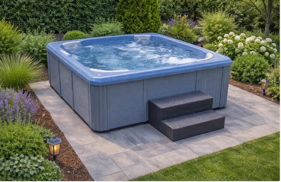 Hot spring jacuzziAlles werkt en kan worden getest, Tuin en Terras, Ophalen, Zo goed als nieuw, Vast