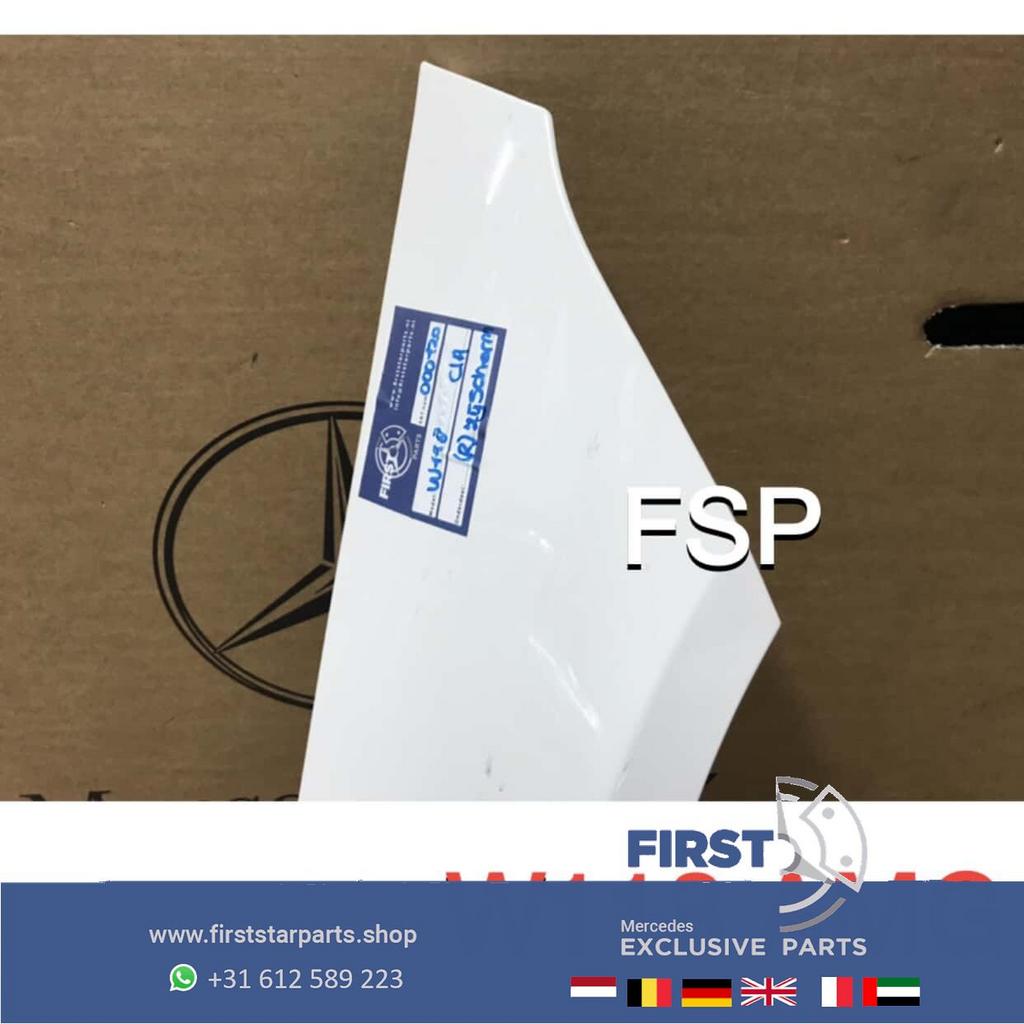 W118 X118 C118 CLA 2020 ZIJSCHERM WIT RECHTS Mercedes SCHERM, Garde-boue, Droite, Utilisé, -