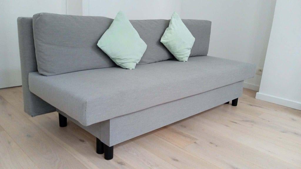 Slaapbank, 3 stoelen, grijs, Ikea, als nieuw, Huis en Inrichting, Ophalen, Ikea - ÄLVDALEN - Grey, 150 tot 200 cm, Driepersoons