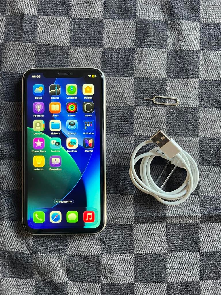 iPhone 11 Blanc - 64Go, Télécoms, Téléphonie mobile | Apple iPhone, Enlèvement ou Envoi, Comme neuf, Blanc, IPhone 11