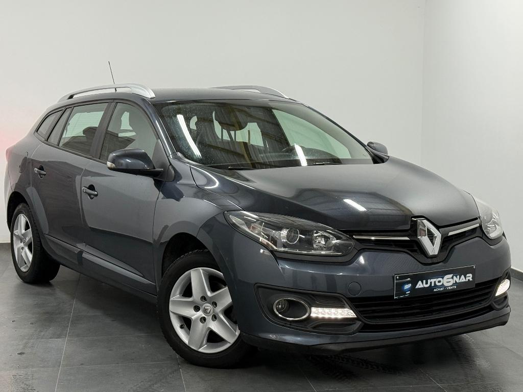 Renault Megane SW 1.2 TCe Euro6 - Navi - Airco, Autos, Achat, Euro 6, Entreprise, Noir