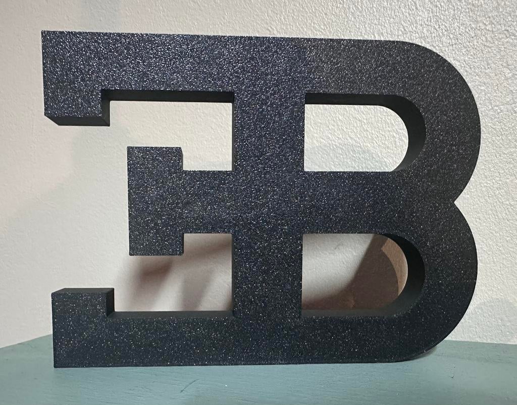 Bugatti logo 15 x 12 cm, Collections, Enlèvement ou Envoi, Comme neuf