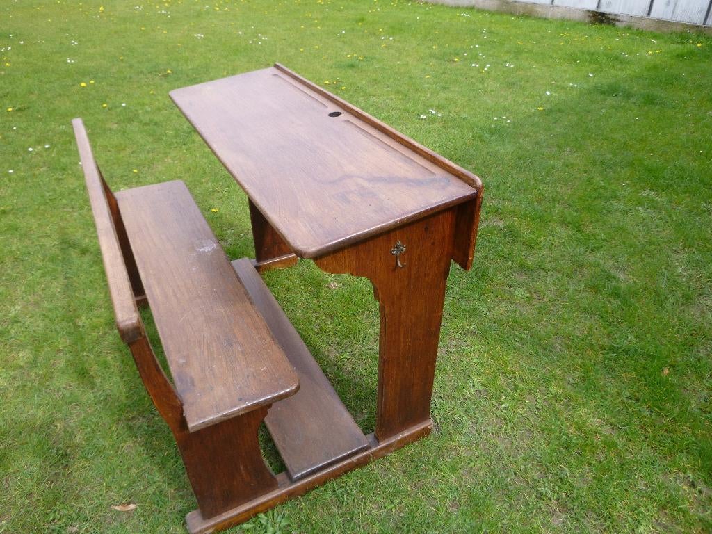 Lessenaar, Autres marques, Bureau d'écolier, Comme neuf, Brun