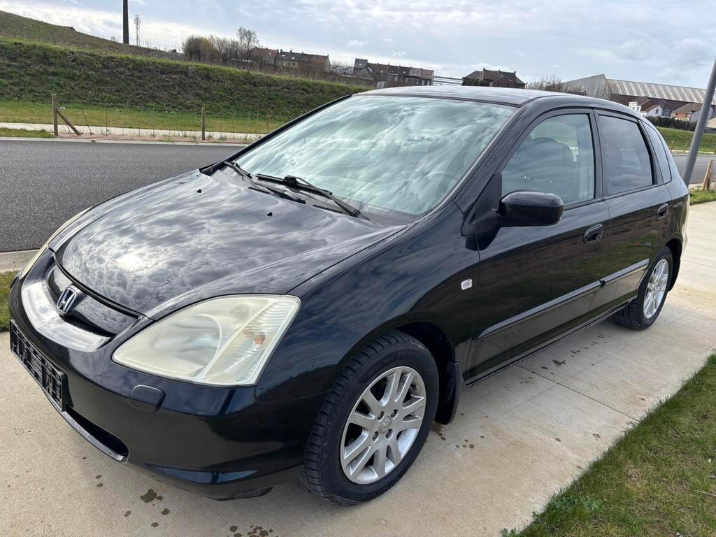 Honda Civic 1.7 CRDIT sport 5 portes 2004, Auto's, Honda, Bedrijf, Te koop, Civic, ABS, Airbags, Airconditioning, Alarm, Centrale vergrendeling