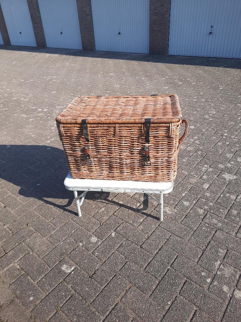 Rieten koffer, Ophalen, Minder dan 50 cm, 50 tot 100 cm, Zo goed als nieuw