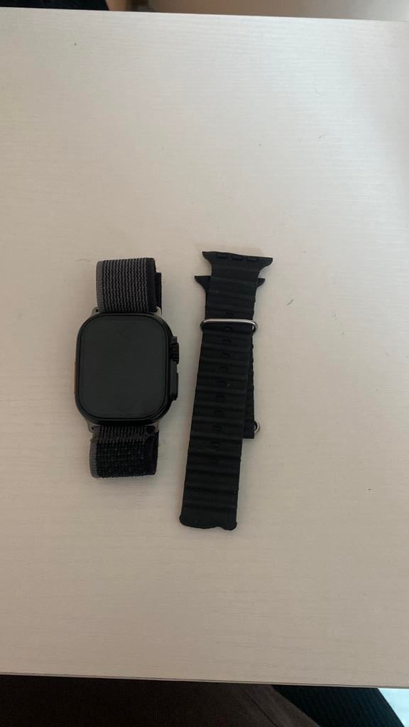 Apple Watch Ultra 2 UITWISSELEN, Handtassen en Accessoires, Smartwatches, Ophalen, Zo goed als nieuw, Zwart, IOS