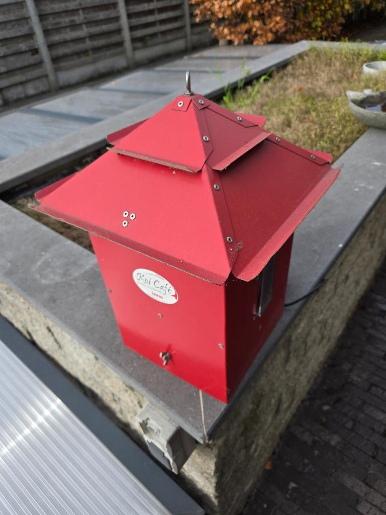 Koi voerautomaat KoiCafé ROOD, Dieren en Toebehoren, Vissen | Vijvervissen, Overige soorten