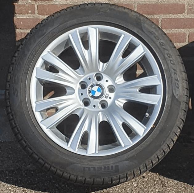 Winterset BMW X5 M Sport 19" velgen (F15) Runflat en TMPS Se, Auto-onderdelen, 19 inch, Gebruikt, 255 mm, -