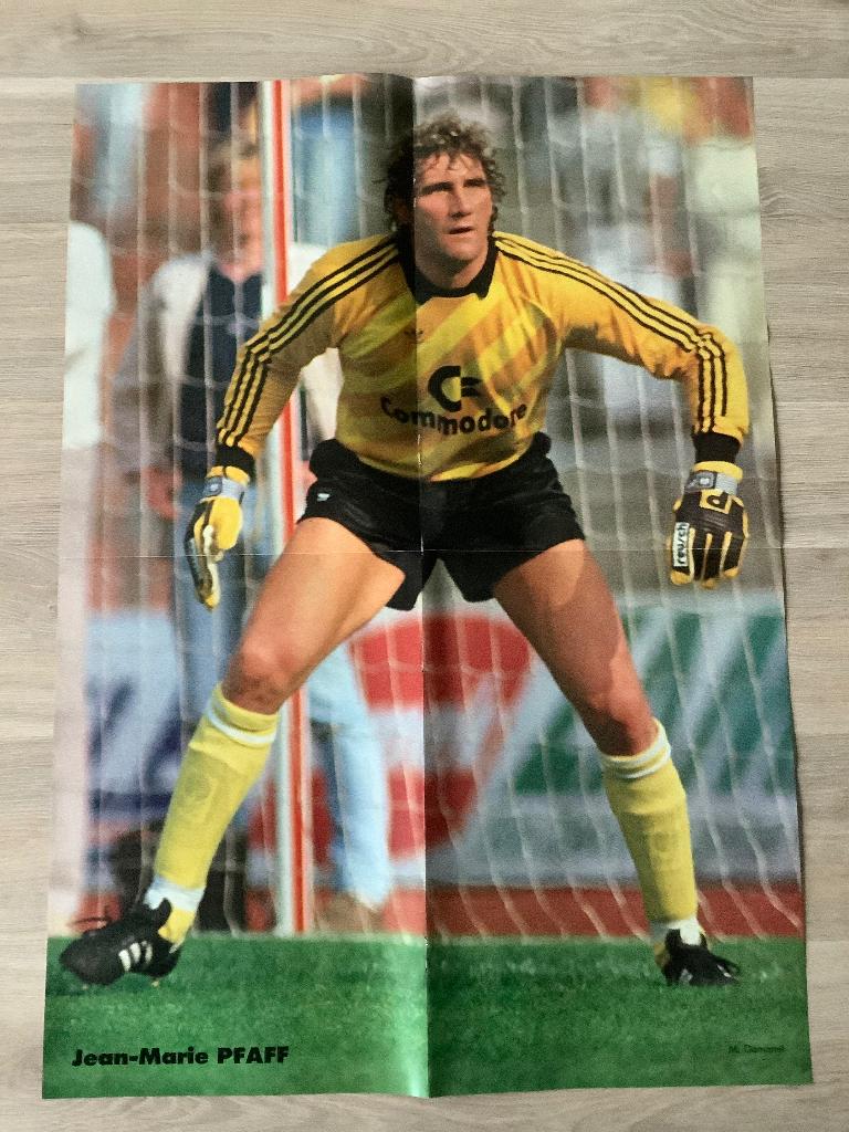 Grote poster Jean-Marie Pfaff, Ophalen of Verzenden, Zo goed als nieuw, Poster, Plaatje of Sticker
