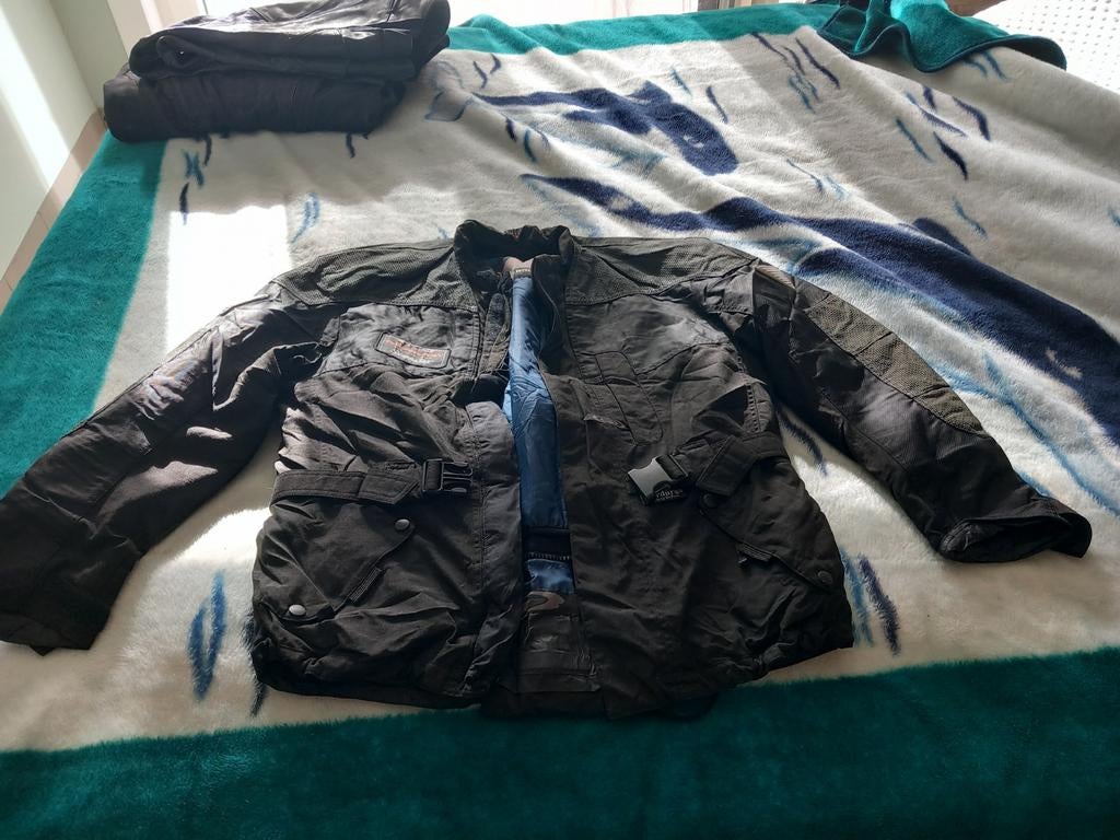 Motor jas heren, Motoren, Ophalen of Verzenden, Tweedehands, Heren, Jas | textiel