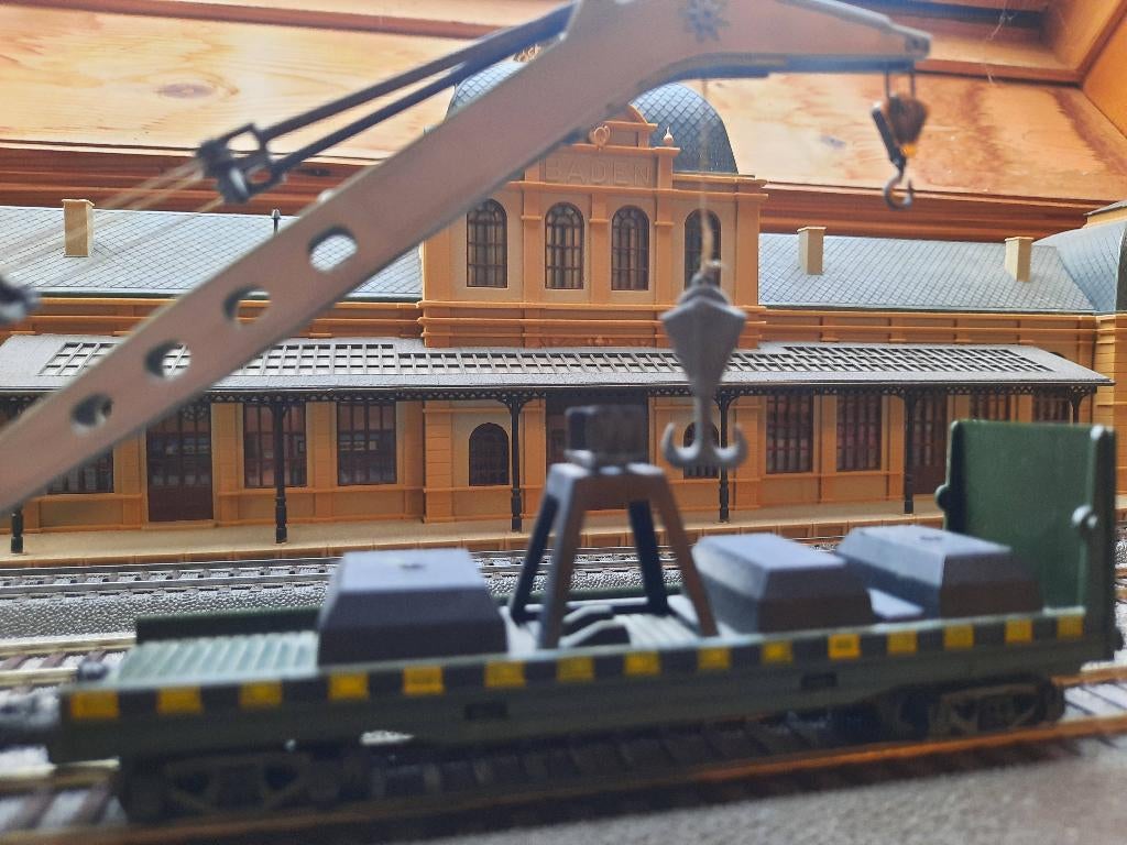 Lima 309058 DB DC kraanwagen en kraanboomwagen, Gebruikt, Gelijkstroom, Wagon, Ophalen of Verzenden