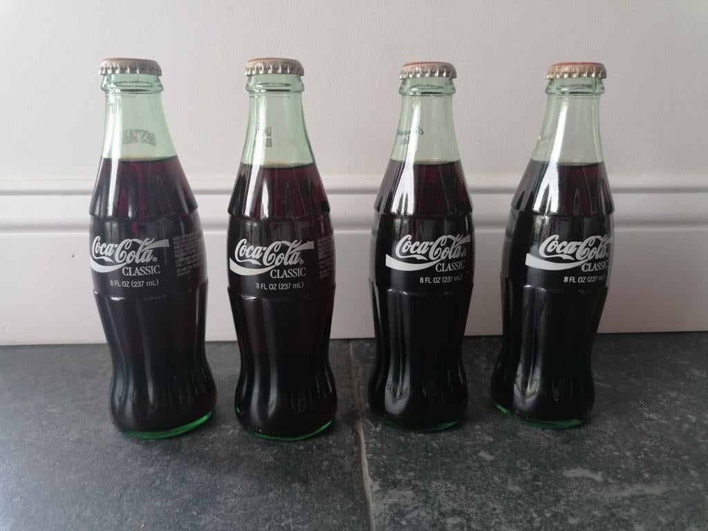 Retro Coca-Cola flesjes, Verzamelen, Wijnen, Ophalen of Verzenden