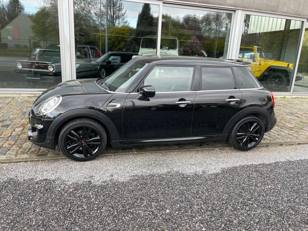 MINI Cooper 1.5 OPF (EU6d-TEMP) JWC (bj 2019), Auto's, Mini, Stof, Gebruikt, 136 pk, Zwart