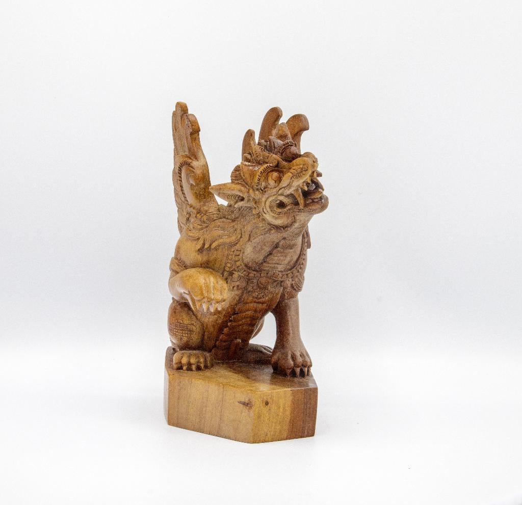 Zeer verfijnd Garuda houtsnijwerk uit Bali, Ophalen of Verzenden, Handgemaakt, Beeld, Hout